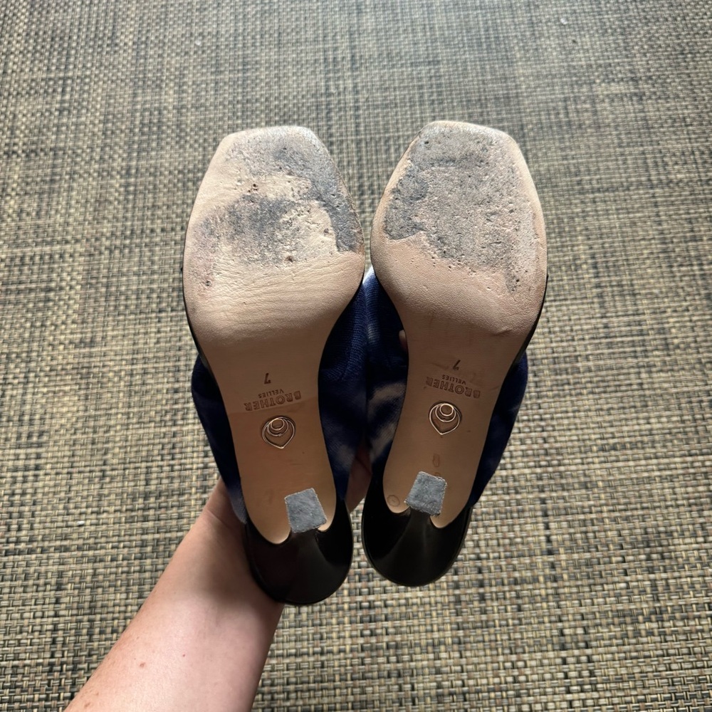 Brother Vellies Togo Tie-Dye High-Heel Sandals size 7 - Picture 5 of 5